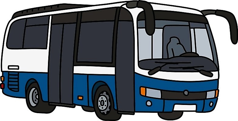 EPS 해외이미지 선 여행 일러스트 교통시설 자동차 거리 버스 파란색 빛 흰색 도시 만화 땅 승객 타운 일반 모터 해외202009 해외일러스트 육상교통 컬러 교통 대중교통 시설 파일형식 벡터