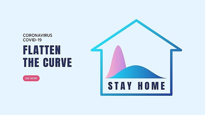 EPS 해외이미지 캠페인 컨셉 곡선 일러스트 통계 그래프 거리 주택 인포그래픽 정보 플랫 바이러스 보호 질병 예방 감염 번짐 시스템 느림 해결 그만 소셜 용량 정부 정책 제어 해외202009 해외일러스트 선 의학 건물 파일형식 벡터 효과