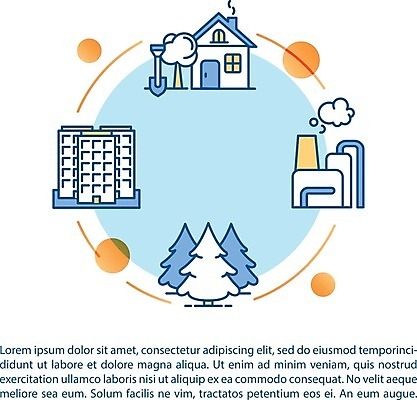 EPS 해외이미지 라이프스타일 일러스트 공장 아파트 주택 사람없음 숲 해외202009 해외일러스트 공업 건물 생활 파일형식 벡터