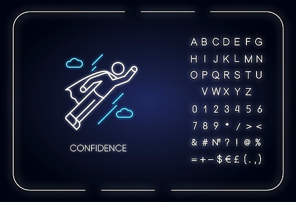 EPS 해외이미지 일러스트 사람모양 사람없음 믿음 망토 네온 슈퍼맨포즈 해외일러스트 모양 감정 포즈 파일형식 벡터