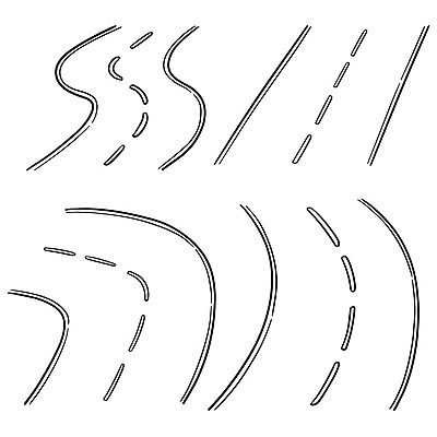 EPS 해외이미지 디자인 도로 길 선 조각 여행 일러스트 교통시설 거리 야외 장식 세트 운전 그리기 고속도로 낙서 만화 스케치 수집 방향 라인아트 사인 그림 회전 클립 심플 손그림 네비게이션 방법 해외202009 해외일러스트 교통 모션 미술 시설 파일형식 벡터