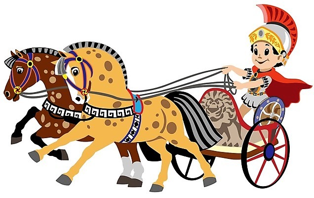 EPS 해외이미지 행복 어린이 일러스트 소년 카트 운전 역사 당기기 헬멧 만화 속도 흰배경 군용 싸움 전쟁 마차 병정 전사 그리스인 고립 따기 로마인 해외202009 해외일러스트 서양인 남자 감정 교통수단 백그라운드 모션 군대 사람 인종 흰색 보호장비 파일형식 벡터