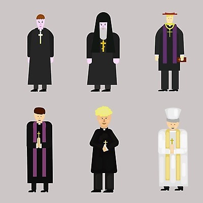 EPS 해외이미지 캐릭터 여자 기독교 종교 문화 십자가 유니폼 일러스트 엄마 사람 세트 교회 검은색 성경 천주교 기도 잡기 영혼 아빠 플랫 성자 만화 승려 수집 직원 서빙 신성 수도원 언니 고립 복음 신앙심 신부님 해외202009 해외일러스트 일러캐릭터 옷 컬러 종교용품 가족 종교건축 모션 건물 성직자 자매 파일형식 벡터