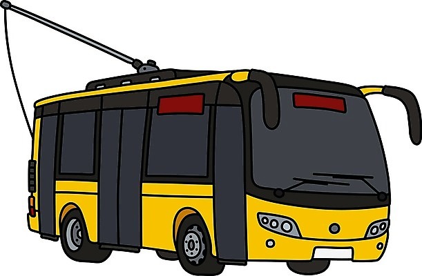 EPS 해외이미지 선 여행 일러스트 교통시설 자동차 거리 버스 빨간색 빛 노란색 도시 만화 땅 승객 타운 일반 모터 해외202009 해외일러스트 육상교통 컬러 교통 대중교통 시설 파일형식 벡터