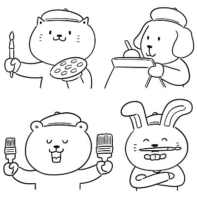 EPS 해외이미지 클립아트 디자인 선 포즈 일러스트 곰 수채화 아이디어 그래픽 장식 세트 고양이 붓 그리기 팔레트 개 골든리트리버 낙서 만화 스케치 수집 라인아트 오브젝트 사인 그림 클립 심플 윤곽 예술가 캔버스 손그림 해외202009 해외일러스트 동물 컨셉 포유류 모션 미술 반려동물 리트리버 파일형식 벡터