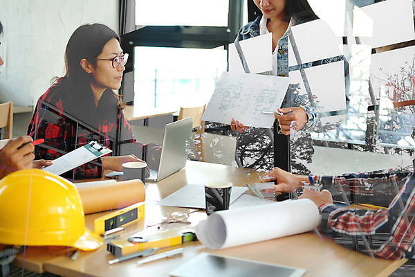 포토 JPG 해외이미지 직업 손 디자인 남자 종이 비즈니스 건축양식 부동산 주택 직장 안전 사람 여러명 내부 건물 컴퓨터 사무실 공책 작업 엔지니어 재산 계획 안전모 헬멧 토론 디자이너 책상 측정 그림 청사진 공학 리빙 진짜 프로젝트 해외202009 해외포토 건축물 교육 건축 가구 다수 컨셉 회사 문구용품 신체부위 금융 전자제품 기술자 안전장비 보호장비 파일형식