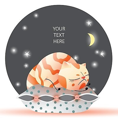 EPS 해외이미지 별 일러스트 베개 방석 사람없음 반짝임 눕기 귀여움 회색 달 잠 원형 고양이캐릭터 해외202009 해외일러스트 자연요소 도형 컬러 동물캐릭터 컨셉 침구 모션 고양이 파일형식 벡터