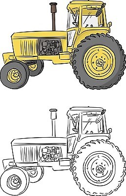 EPS 해외이미지 디자인 산업 백그라운드 밭 농업 일러스트 비즈니스 교통시설 그래픽 농장 농경지 노란색 마을 힘 기계 장비 운전 수확 시골 바퀴 플랫 농부 심볼 사인 복고 타이어 배지 트랙터 무거움 엔진 트레일러 내추럴 고립 디젤 밭일 옛날 철강 해외202009 해외일러스트 직업 컬러 교통 모션 무게 농기계 시설 특수차량 파일형식 벡터