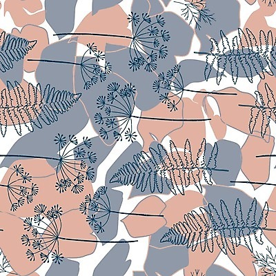 EPS 해외이미지 식물 실루엣 잎 패턴 일러스트 자연 그래픽 들꽃 가을 그림 손그림 딜 양치류 현실 해외202009 해외일러스트 계절 꽃 무늬 촬영기법 생태계 파일형식 벡터