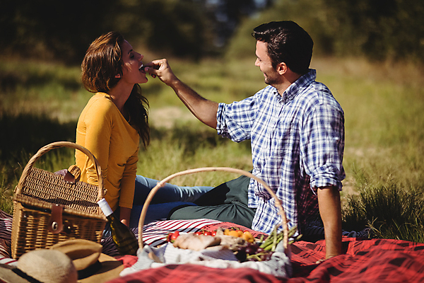 포토 JPG 해외이미지 주간 서양인 커플 여자 남자 들기 앉기 상반신 성인 야외 두명 옆모습 소풍 담요 먹여주기 소풍바구니 성인만 해외202009 해외포토 자연요소 외국인 뷰포인트 관계 모션 사람 야외활동 바구니 먹기 파일형식
