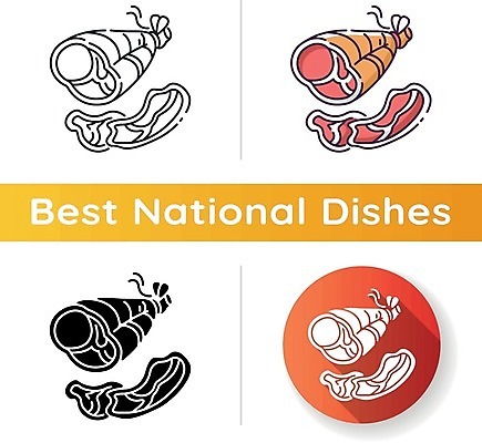 EPS 해외이미지 클립아트 전통 접시 디자인 음식 컨셉 일러스트 부분 뼈 육류 그림자 스테이크 요리 미술 빨간색 세트 소풍 주방 식당 검은색 식사 웹 흰색 소 플랫 수집 심볼 사인 햄 윤곽 레시피 양고기 갈비뼈 칠면조 훈제 고립 등심 상형문자 전국 활자 프로슈토 해외202009 해외일러스트 문자 식기 컬러 인터넷 식재료 포유류 조류 문화예술 서양음식 야외활동 상점 활자판 파일형식 벡터