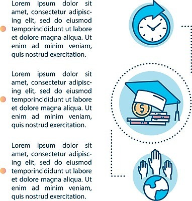 EPS 해외이미지 교육 시계 일러스트 학사모 모바일 사람모양 사람없음 원격수업 해외202009 해외일러스트 모양 모자_잡화 졸업 온라인강의 원격 파일형식 벡터
