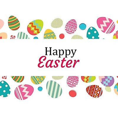 EPS 해외이미지 일러스트 부활절 타이포그라피 사람없음 토끼 부활절계란 해외202009 해외일러스트 문자 기념일 포유류 반려동물 계란 파일형식 벡터