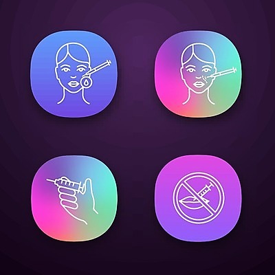 EPS 해외이미지 얼굴 일러스트 주사기 들기 신체부위 금지 성형수술 입술 손모양 성형외과 해외202009 해외일러스트 모양 의료기기 모션 병원 사람 수술 파일형식 벡터 손_신체부위