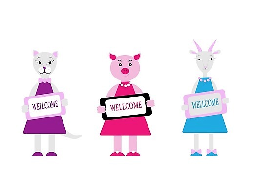 EPS 해외이미지 동물 캐릭터 디자인 드레스 여자 행복 어린이 백그라운드 일러스트 휴가 염소 동물원 미술 서기 그래픽 반려동물 컬러풀 농장 파티 유행 고양이 흰색 축하 아기 인사 돼지 신용카드 생일 달콤 만화 엽서 초대 환영 고립 해외202009 해외일러스트 일러캐릭터 옷 기념일 감정 컬러 컨셉 농업 포유류 모션 문화예술 사람 이벤트 금융 예절 맛 편지 파일형식 벡터