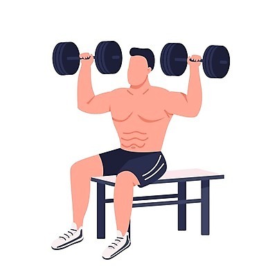 EPS 해외이미지 전신 남자 일러스트 근육 한명 들기 앉기 운동 아령 보디빌딩 역도 성인남자한명만 해외202009 해외일러스트 1 스포츠 모션 건강 사람 헬스 남자한명만 성인남자만 파일형식 벡터
