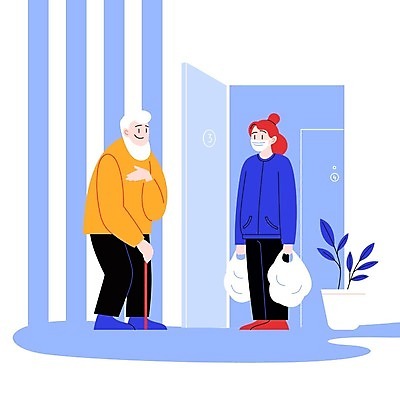 EPS 해외이미지 식물 캐릭터 잡화 여자 할아버지 남자 일러스트 손녀 아파트 건강 사람 글로벌 문 인포그래픽 정보 플랫 바이러스 보호 질병 예방 감염 전염 돌봄 위생관리 주목 헬프 해외202009 해외일러스트 일러캐릭터 노년 컨셉 의학 모션 주택 관리 도움 손주 파일형식 벡터