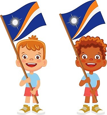 EPS 해외이미지 전신 남자 어린이 섬 일러스트 들기 소년 두명 국기 소년만 해외202009 해외일러스트 모션 사람 남자만 어린이만 파일형식 벡터
