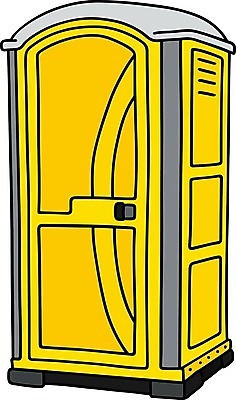 EPS 해외이미지 백그라운드 일러스트 모바일 이벤트 야외 노란색 장비 위생 플라스틱 만화 부스 변기통 위생관리 화학물질 해외202009 해외일러스트 컬러 재질 관리 화학 파일형식 벡터