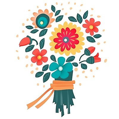 EPS 해외이미지 식물 디자인 꽃잎 꽃 리본 줄기 꽃다발 잎 꽃무늬 일러스트 그래픽 장식 나뭇가지 인사 신용카드 흰배경 그림 초대 구성 해외202009 해외일러스트 나무 백그라운드 무늬 금융 흰색 예절 파일형식 벡터