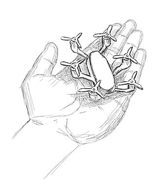 EPS 해외이미지 클립아트 손 일러스트 장비 낙서 스케치 오브젝트 그림 손그림 드론 해외202009 해외일러스트 미술 신체부위 파일형식 벡터