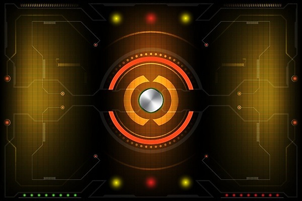 EPS 해외이미지 일러스트 사람없음 디지털 사이버 UI 인터페이스 해외202009 SF 해외일러스트 파일형식 벡터