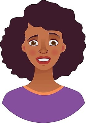 EPS 해외이미지 캐릭터 디자인 여자 감정 얼굴 일러스트 사람 10대 머리 검은색 희망 플랫 실패 질문 만화 심플 요청 곤란 천진난만 아바타 표현성 해외202009 해외일러스트 일러캐릭터 컬러 컨셉 청소년 신체부위 좌절 파일형식 벡터