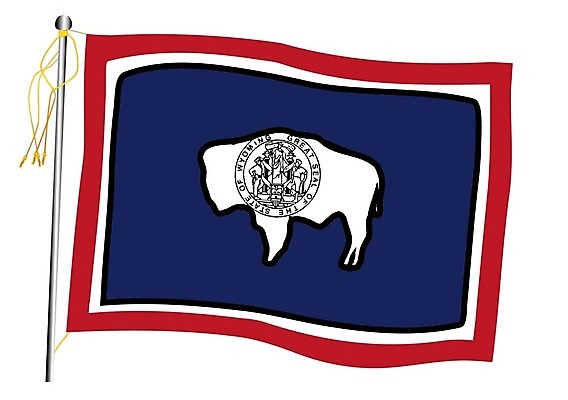 EPS 해외이미지 물결 파도 백그라운드 일러스트 날리기 미술 그래픽 빨간색 파란색 미국 줄무늬 흰색 축하 깃발 심볼 그림 깃대 봉 애국심 와이오밍 전국 카피스페이스 해외202009 해외일러스트 바다 컬러 컨셉 북아메리카 무늬 모션 문화예술 공백 파일형식 벡터