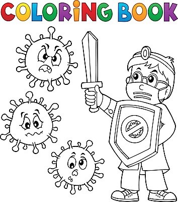 EPS 해외이미지 남자 일러스트 건강 마스크 한명 들기 사람 성인 의사 잡기 바이러스 칼 보호 질병 예방 싸움 방패 젠탱글 성인남자한명만 코로나바이러스 해외202009 델타변이바이러스 해외일러스트 1 컨셉 의학 모션 의료진 남자한명만 성인남자만 파일형식 벡터