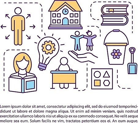 EPS 해외이미지 교육 일러스트 놀이 사람모양 사람없음 책 유치원 유치원교육 해외202009 해외일러스트 모양 파일형식 벡터