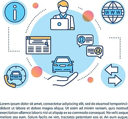 EPS 해외이미지 일러스트 비즈니스 자동차 사람모양 사람없음 판매 인터넷주소 해외202009 해외일러스트 모양 육상교통 인터넷 파일형식 벡터