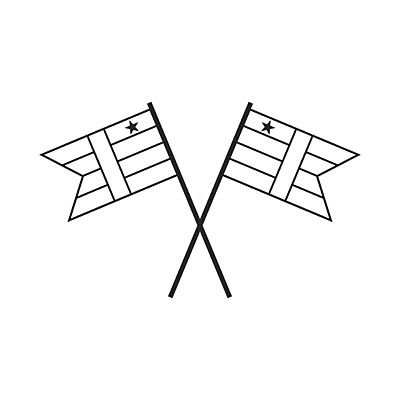 EPS 해외이미지 전통 디자인 문화 물결 선 캠페인 여행 컨셉 일러스트 휴가 미술 경사 이벤트 그래픽 장식 검은색 축제 자유 흰색 축하 깃발 막대기 플랫 만화 선거 심볼 사인 윤곽 깃대 봉 애국심 대각선 교차 고립 독립 엘리먼트 전국 해외202009 해외일러스트 컬러 문화예술 민주주의 파일형식 벡터