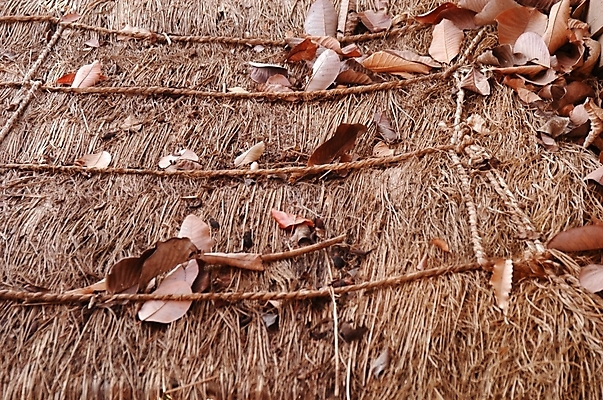 포토 JPG 주간 식물 시설물 건축물 건축 고건축 낙엽 겨울 지붕 나뭇잎 한국 초가집 사람없음 야외 건물 짚더미 볏짚 새끼줄 입동 국내포토 자연요소 계절 아시아 줄 잎 한옥 짚 절기 파일형식 더미