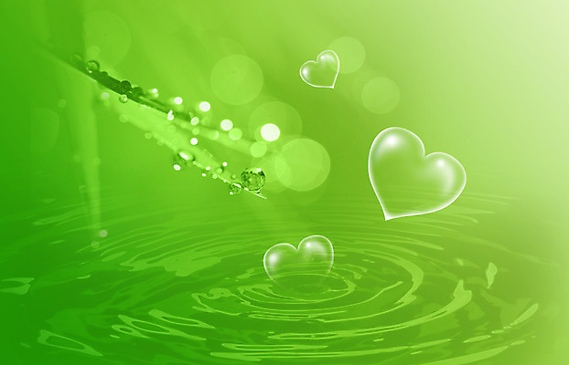 PSD 식물 편집이미지 물결 컬러 백그라운드 잎 자연 사람없음 초록색 물 물방울 하트 풀잎 이슬 디지털합성 물백그라운드 이미지편집 자연요소 모양 풀_식물 생태계 파일형식