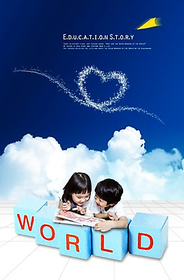 PSD 구름 편집이미지 직업 학생 알파벳 영어 여자 어린이교육 교육 남자 초등학생 어린이 하늘 교재 영어교육 미소 웃음 사람 앉기 동양인 소녀 소년 상반신 두명 생활 책 글로벌 독서 유치원 유치원생 한국인 디지털합성 유치원교육 어린이만 이미지편집 자연요소 문자 모션 표정 인종 파일형식