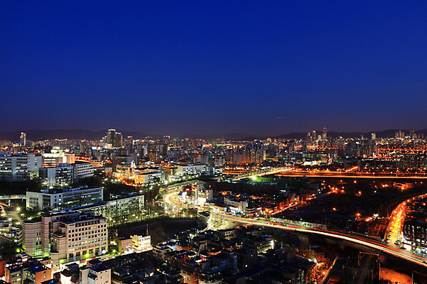 JPG 도로 백그라운드 야경 조명 한국 빌딩 사람없음 야외 건물 빛 도시풍경 도시 가교 건축물 아시아 길 교통시설 풍경 야간 파일형식 풍경_경치