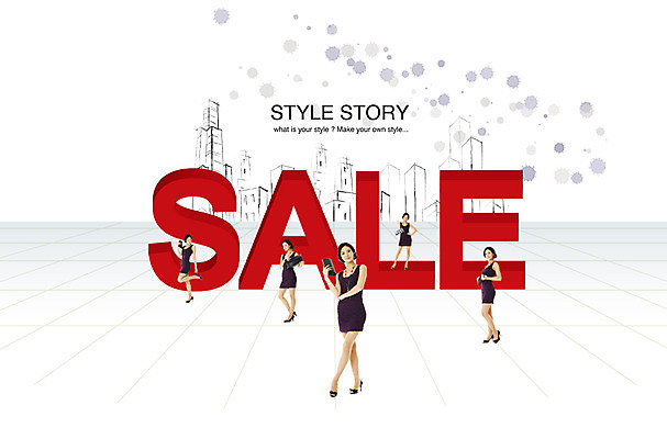 편집이미지 문자 영어 다수 사람 청년 생활 여자만 청년만 성인만 파일형식 전신 PSD 라이프스타일 알파벳 여자 여러명 20대 성인 쇼핑 판매 세일 입체 디지털합성 성인여자만 청년여자만 이미지편집