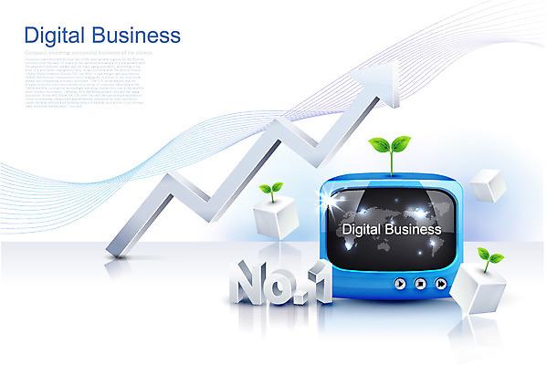 EPS 도형 식물 화살표 백그라운드 일러스트 비즈니스 그래프 사람없음 전자제품 새싹 디지털 모니터 텔레비전 최고 입체 넘버원 정사각형 상승 국내일러스트 컨셉 컴퓨터 파일형식 벡터