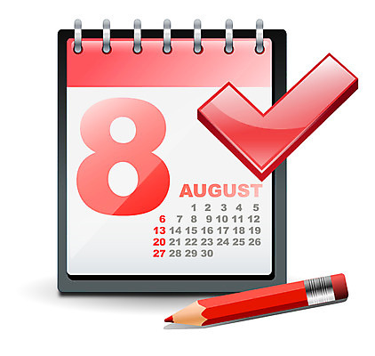 EPS 아이콘 비즈니스 학용품 색연필 입체아이콘 사람없음 필기구 연필 달력 날짜 계획 오브젝트 체크표시 비즈니스아이콘 8월 2D아이콘 컨셉 문구용품 입체 확인 파일형식 벡터