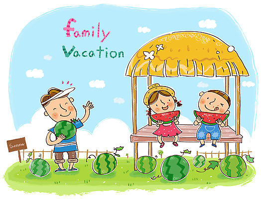 EPS 주간 구름 여자 열매 남자 초등학생 어린이 음식 여행 과일 일러스트 가족 하늘 휴가 휴식 여름음식 수박 남매 미소 웃음 사람 소녀 소년 20대 성인 야외 세명 여름 여름휴가 바캉스 울타리 팻말 표지판 아빠 오두막 밀짚모자 원두막 수박밭 제철음식 제철과일 국내일러스트 자연요소 식물 모자_잡화 학생 계절 컨셉 밭 관계 프레임 알림판 표정 청년 담장 제철 파일형식 벡터 여름_계절