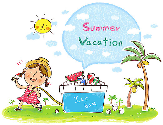 EPS 주간 나무 식물 구름 여자 음료 초등학생 어린이 음식 여행 과일 일러스트 가족 하늘 휴가 휴식 여름음식 수박 한명 미소 웃음 사람 소녀 초원 야외 여름 여름휴가 바캉스 야자수 태양 얼음 캔 밀짚모자 아이스박스 각얼음 여자만 여자한명만 어린이만 소녀한명만 제철음식 제철과일 국내일러스트 자연요소 모자_잡화 1 학생 계절 컨셉 관계 표정 제철 소녀만 파일형식 벡터 여름_계절