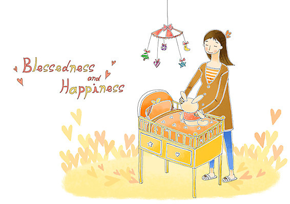 PSD 여자 행복 인형 일러스트 가족 사랑 한명 미소 웃음 사람 20대 성인 놀이용품 임산부 임신 이불 아기용품 침대 서랍장 토끼인형 모빌 아기침대 여자만 여자한명만 성인여자만 청년만 청년여자만 성인한명만 청년여자한명만 성인여자한명만 성인만 국내일러스트 1 감정 가구 관계 침구 표정 청년 토끼 오브젝트 파일형식