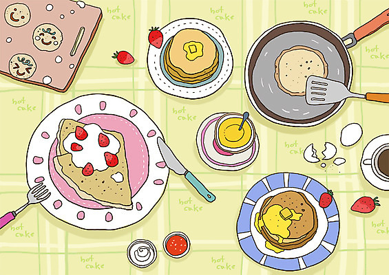 PSD 커피 음식 포크 과일 라인일러스트 일러스트 딸기 주방용품 사람없음 케이크 계란 양념 프라이팬 나이프 수프 커피잔 잼 생크림 제빵 뒤집개 레시피 팬케이크 국내일러스트 식기 음료 생활용품 디저트 잔 제과제빵 알 소스_음식 칼 크림 파일형식