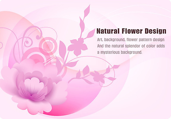 EPS 식물 디자인 꽃잎 꽃 줄기 분홍색 백그라운드 꽃백그라운드 일러스트 자연 사람없음 플라워배경 국내일러스트 컬러 생태계 파일형식 벡터