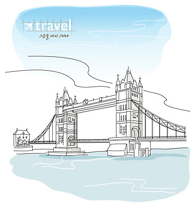 EPS 주간 해외 건축물 건축 문화 해외여행 여행 일러스트 하늘 영국 사람없음 야외 건물 물 관광지 강 도시 세계여행 역사 타워브릿지 런던 타워교 템스강 가교 국내일러스트 자연요소 유럽 잉글랜드 세계 다리_건축물 파일형식 벡터