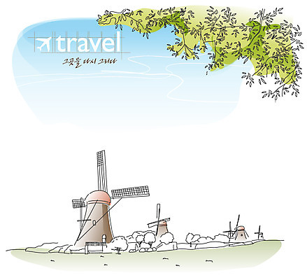 EPS 주간 나무 식물 해외 건축물 건축 유럽 문화 해외여행 여행 일러스트 하늘 유럽건축 풍경 사람없음 야외 건물 관광지 풍차 도시 세계여행 네덜란드 유럽문화 국내일러스트 자연요소 나라 서양건축 세계 서양문화 파일형식 벡터