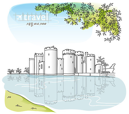 EPS 주간 나무 식물 해외 건축물 건축 유럽 문화 해외여행 여행 일러스트 하늘 유럽건축 영국 사람없음 야외 물 관광지 강 도시 세계여행 성 역사 고성 유럽문화 고성_옛성 국내일러스트 자연요소 나라 고건축 서양건축 세계 서양문화 파일형식 벡터