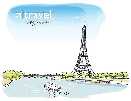 EPS 주간 나무 식물 해외 건축물 건축 유럽 해외여행 여행 일러스트 하늘 풍경 사람없음 야외 건물 관광지 강 프랑스 도시 세계여행 에펠탑 유람선 파리_프랑스 가교 선박 국내일러스트 자연요소 나라 수상교통 배_교통 세계 파리 랜드마크 파일형식 벡터
