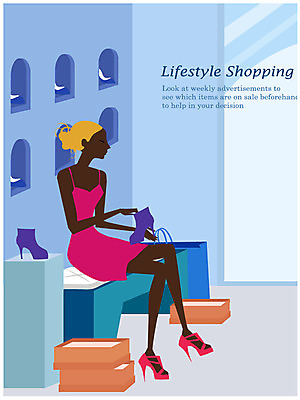 EPS 라이프스타일 잡화 여자 구두 신발 의자 일러스트 한명 사람 앉기 20대 라이프 쇼핑 상자 쇼핑백 전시 거울 하이힐 여자만 여자한명만 성인여자만 청년만 청년여자만 성인한명만 청년여자한명만 성인여자한명만 성인만 국내일러스트 1 가구 가방 모션 청년 생활 여성화 파일형식 벡터