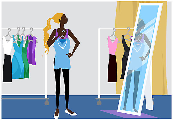 EPS 전신 라이프스타일 옷 여자 일러스트 한명 서기 사람 20대 라이프 쇼핑 반사 상점 거울 옷걸이 진열장 옷가게 여자만 여자한명만 성인여자만 청년만 청년여자만 성인한명만 청년여자한명만 성인여자한명만 성인만 국내일러스트 1 모션 청년 생활 파일형식 벡터